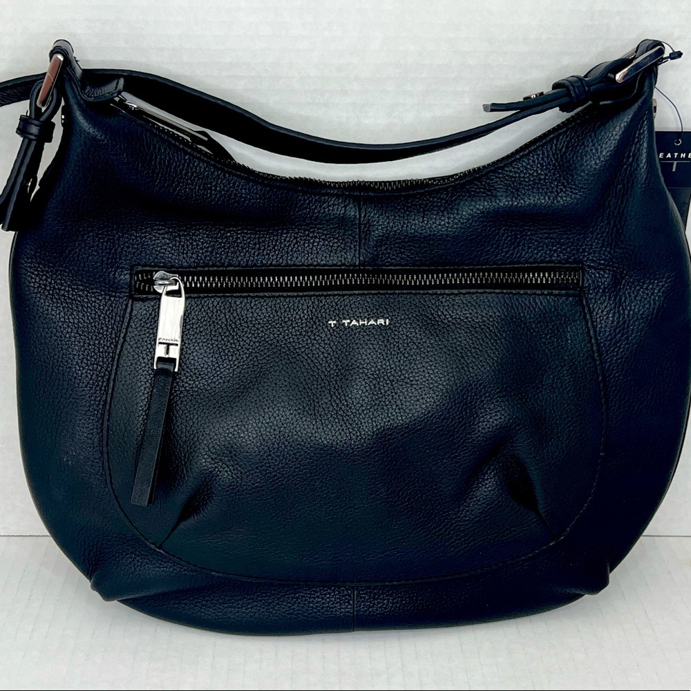 T Tahari Crawford Hobo Bag, Black